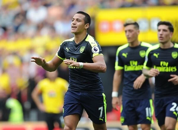 Alexis Sanchez Scores His Second: Arsenal's Victory Over Watford in 2016-17 Premier League