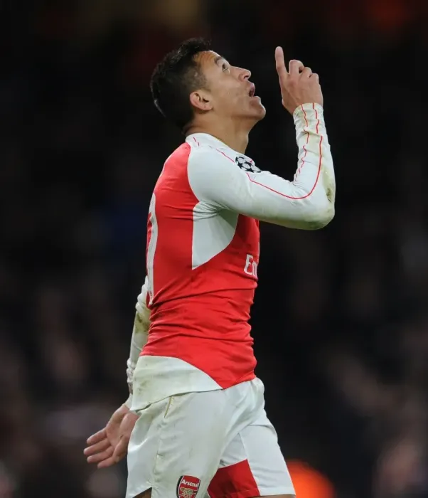 Framed Print : Alexis Sanchez Scores His Second: Arsenal's Victory Over Dinamo Zagreb in the UEFA Champions League, 2015