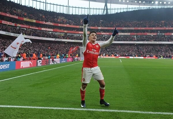 Alexis Sanchez Scores Second Goal: Arsenal vs Burnley, Premier League 2016-17