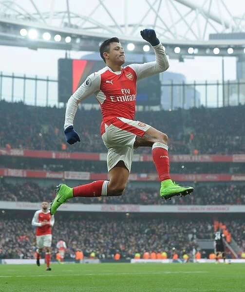 Alexis Sanchez Scores Second Goal: Arsenal vs Hull City, Premier League 2016-17