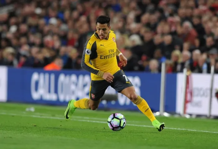Framed Print : Alexis Sanchez Scores Twice: Arsenal's Victory Over Middlesbrough in the Premier League Framed Print : Alexis Sanchez Scores Twice: Arsenal's Victory Over Middlesbrough in the Premier League