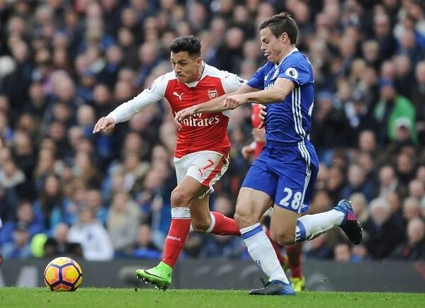 Alexis Sanchez vs Cesar Azpilicueta: Battle at Stamford Bridge - Premier League 2016-17