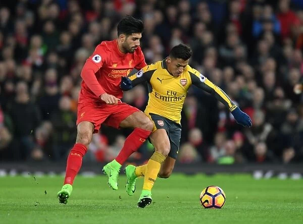Alexis Sanchez vs. Emre Can: Intense Rivalry at Anfield - Liverpool vs. Arsenal, Premier League 2016-17