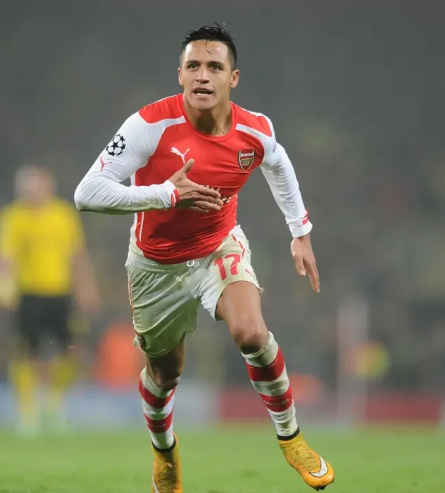 Framed Print : Alexis Sanchez's Brace: Arsenal FC vs Borussia Dortmund, UEFA Champions League 2014-15 Framed Print : Alexis Sanchez's Brace: Arsenal FC vs Borussia Dortmund, UEFA Champions League 2014-15