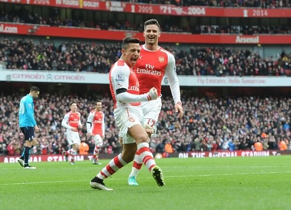 Alexis Sanchez's Brace: Arsenal's Victory Over Stoke City, Premier League 2014-15