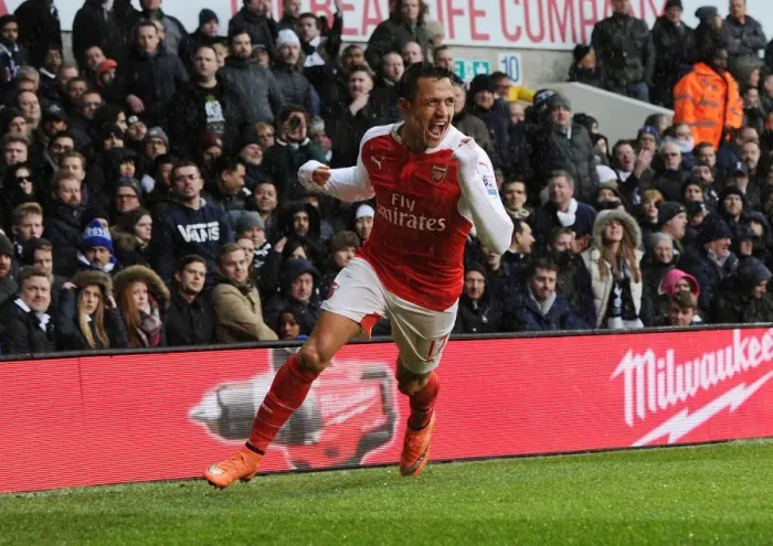 Framed Print : Alexis Sanchez's Brace: Arsenal's Victory Over Tottenham Hotspur in the 2015-16 Premier League Framed Print : Alexis Sanchez's Brace: Arsenal's Victory Over Tottenham Hotspur in the 2015-16 Premier League