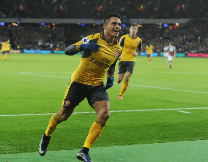 Framed Print : Alexis Sanchez's Brace: Arsenal's Victory Over West Ham United in Premier League 2016-17 Framed Print : Alexis Sanchez's Brace: Arsenal's Victory Over West Ham United in Premier League 2016-17