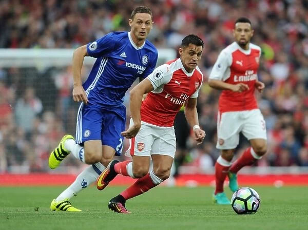 Alexis Sanchez's Brilliant Outmaneuver of Nemanja Matic: A Pivotal Moment from the Arsenal vs. Chelsea Clash (2016-17)