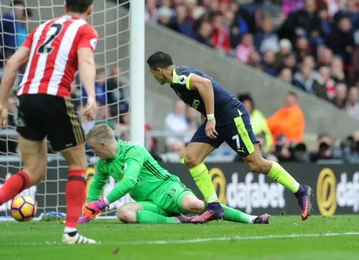 Framed Print : Alexis Sanchez's Double Strike: Arsenal's Triumph over Sunderland in the 2016-17 Premier League Framed Print : Alexis Sanchez's Double Strike: Arsenal's Triumph over Sunderland in the 2016-17 Premier League