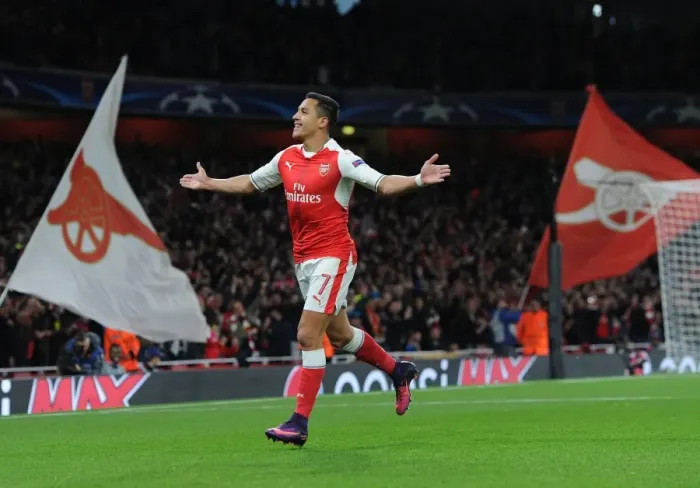 Framed Print : Alexis Sanchez's Goal: Arsenal FC vs PFC Ludogorets Razgrad, UEFA Champions League 2016-17 Framed Print : Alexis Sanchez's Goal: Arsenal FC vs PFC Ludogorets Razgrad, UEFA Champions League 2016-17