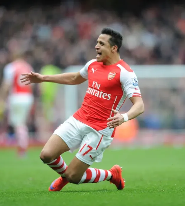 Framed Print : Alexis Sanchez's Hat-Trick: Arsenal's Triumph Over Liverpool in the Premier League 2014-15