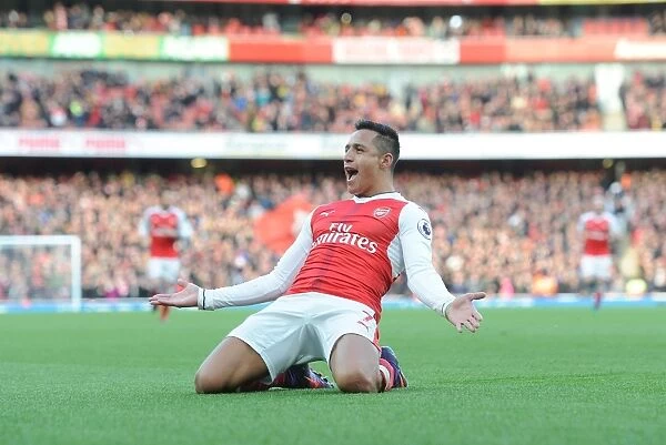 Alexis Sanchez's Thriller: Arsenal's Game-Winning Goal vs AFC Bournemouth, Premier League 2016 / 17