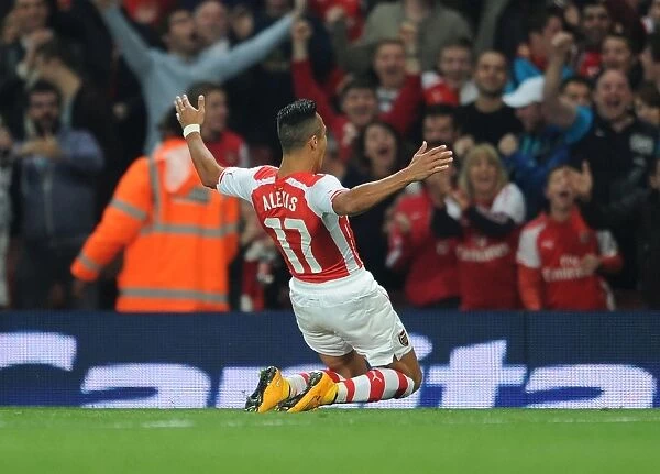 Alexis Sanchez's Thrilling Goal: Arsenal vs Southampton, Capital One Cup 2014 / 15