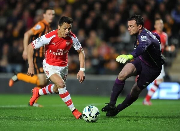 Alexis Sanchez's Thrilling Goal: Arsenal Triumphs Over Hull City, Premier League 2014 / 15