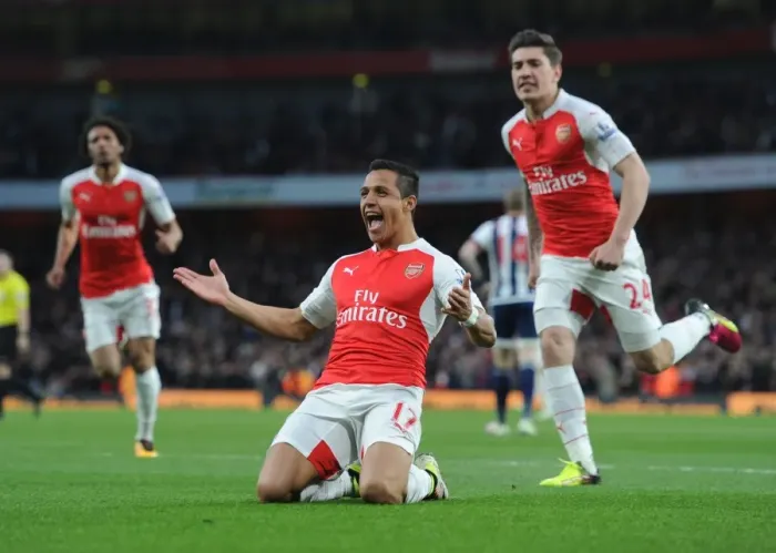 Framed Print : Alexis Sanchez's Thrilling Goal: Arsenal Triumphs Over West Bromwich Albion, Premier League 2015-16 Framed Print : Alexis Sanchez's Thrilling Goal: Arsenal Triumphs Over West Bromwich Albion, Premier League 2015-16