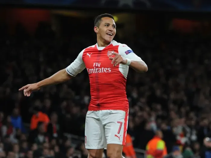 Framed Print : Alexis Sanchez's Thrilling Goal: Arsenal's Victory Against Ludogorets Razgrad in the 2016-17 UEFA Champions League