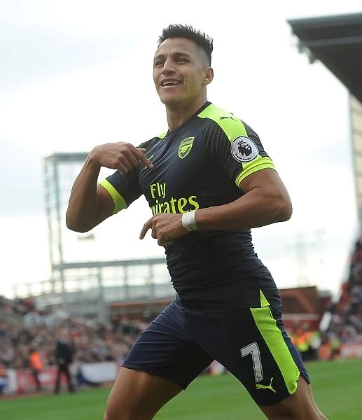 Alexis Sanchez's Triple Strike: Arsenal's Thrilling Victory Over Stoke City in the Premier League 2016-17