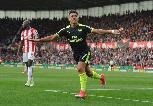 Alexis Sanchez's Triple Strike: Stoke City vs. Arsenal, Premier League 2016-17