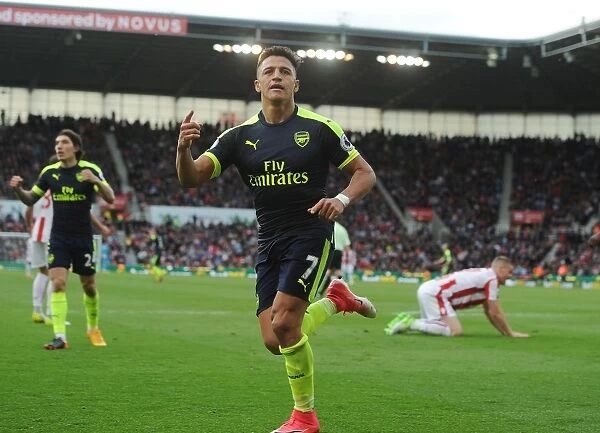 Alexis Sanchez's Triumphant Goal: Stoke City vs. Arsenal, Premier League 2016-17