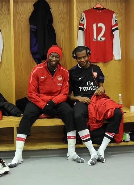 Alfred Mugabo and Zak Ansah (Arsenal). Arsenal U19 1:0 CSKA Moscow U19. NextGen Series