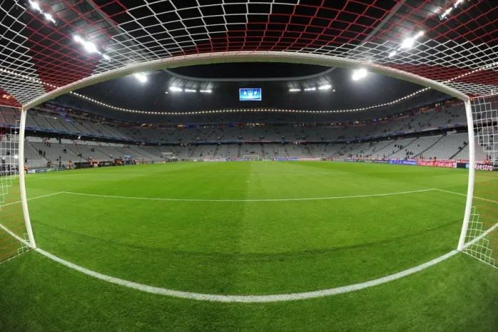 Framed Print : Allianz Arena: FC Bayern Munich vs. Arsenal, UEFA Champions League Round of 16 (2013-14) Framed Print : Allianz Arena: FC Bayern Munich vs. Arsenal, UEFA Champions League Round of 16 (2013-14)