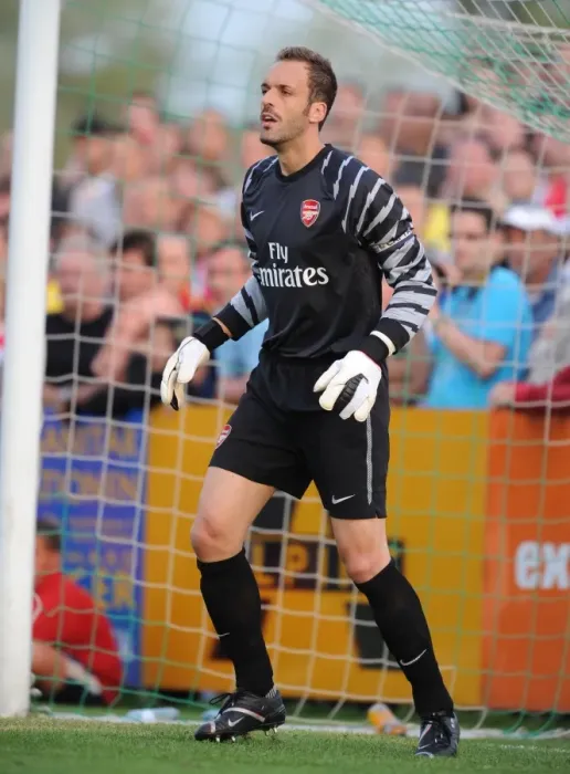 Framed Print : Almunia's Shining Performance: Arsenal's 4-0 Triumph Over SC Neusiedl Framed Print : Almunia's Shining Performance: Arsenal's 4-0 Triumph Over SC Neusiedl
