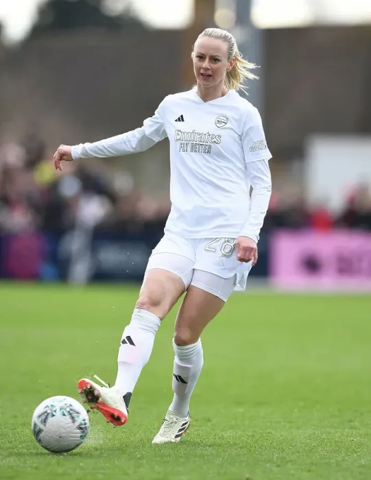 Framed Print : Amanda Ilestedt of Arsenal in Action during Arsenal Women vs. Watford Women FA Cup Match