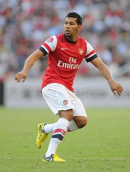 Andre Santos in Action: Arsenal FC vs. Kitchee FC - Pre-Season Friendly Match in Hong Kong, 2012