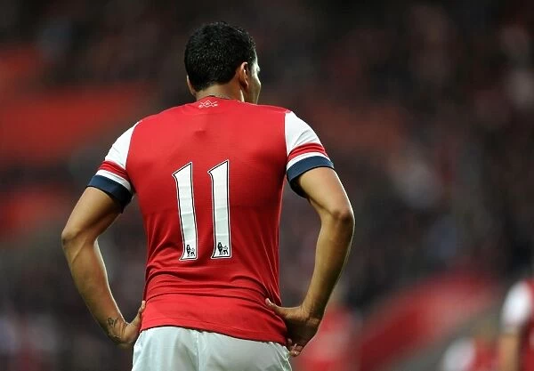 Andre Santos in Action: Arsenal vs. Southampton - Markus Liebherr Memorial Cup (2012)