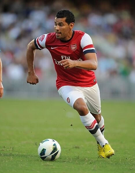Andre Santos in Action: Arsenal vs Kitchee, 2012 Pre-Season Friendly