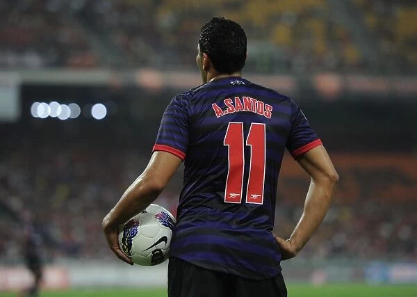 Andre Santos in Action: Arsenal vs Malaysia XI (2012-13)