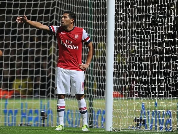 Andre Santos in Action: Arsenal vs Norwich City, Premier League 2012-13