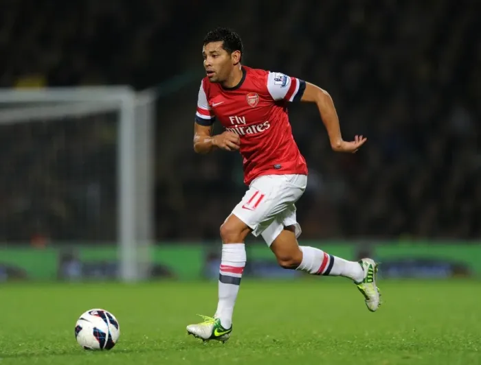 Framed Print : Andre Santos in Action: Norwich City vs Arsenal, Premier League 2012-13 Framed Print : Andre Santos in Action: Norwich City vs Arsenal, Premier League 2012-13