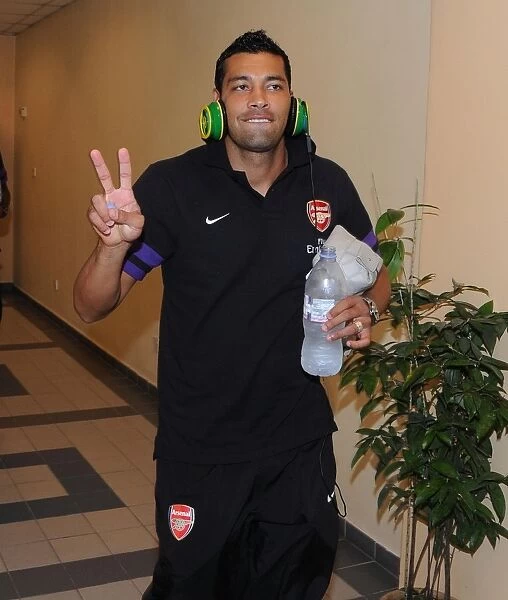 Andre Santos of Arsenal: Ready for Malaysia XI Clash (2012-13)