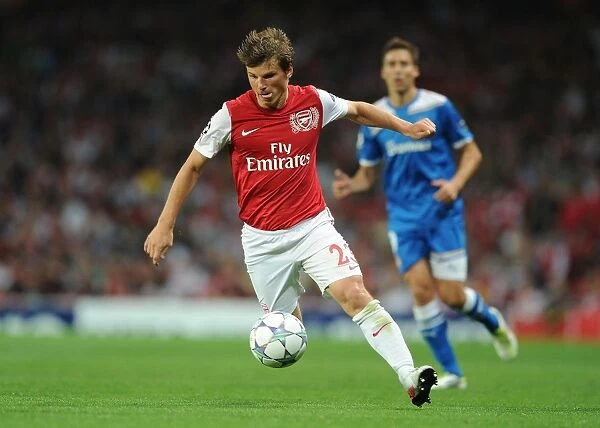 Andrey Arshavin in Action for Arsenal against Olympiacos, UEFA Champions League 2011-12