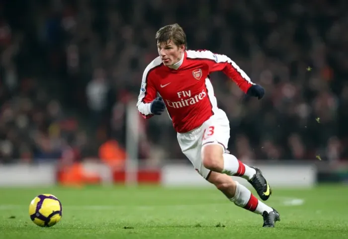 Framed Print : Andrey Arshavin (Arsenal). Arsenal 4: 2 Bolton Wanderers. Barclays Premier League