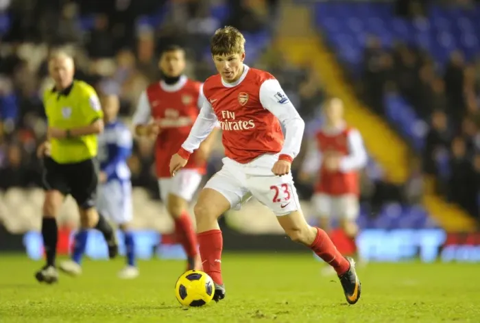 Framed Print : Andrey Arshavin (Arsenal). Birmingham City 0: 3 Arsenal. Barclays Premier League