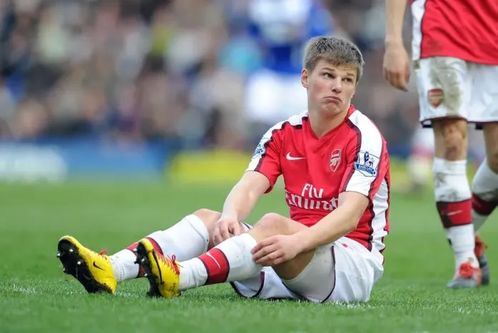 Framed Print : Andrey Arshavin (Arsenal). Birmingham City 1: 1 Arsenal, Barclays Premier League