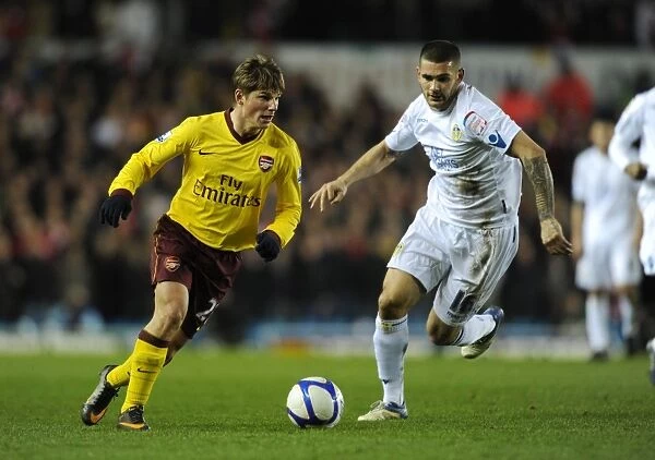 Andrey Arshavin (Arsenal) Bradley Johnson (Leeds). Leeds United 1: 3 Arsenal