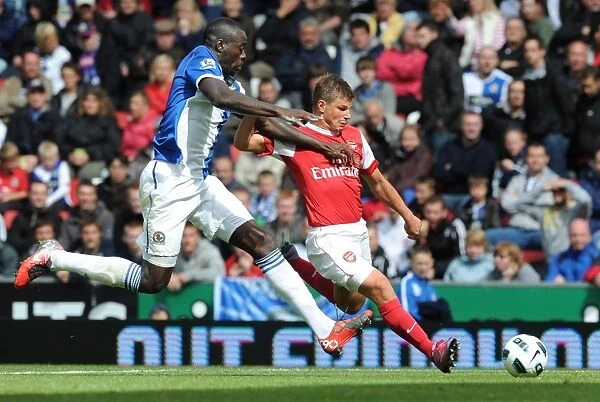 Andrey Arshavin (Arsenal) Christopher Samba (Blackburn). Blackburn Rovers 1: 2 Arsenal