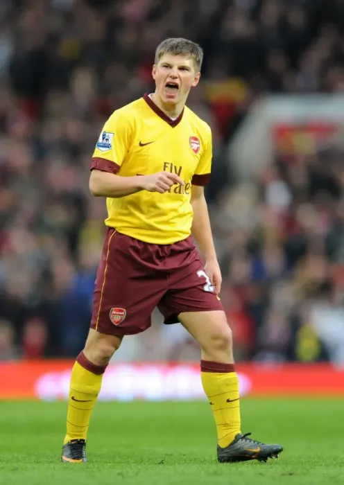 Framed Print : Andrey Arshavin (Arsenal). Manchester United 2: 0 Arsenal, FA Cup Sixth Round