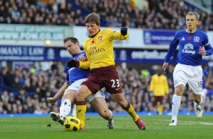Framed Print : Andrey Arshavin (Arsenal) Phil Jagielka (Everton). Everton 1: 2 Arsenal Framed Print : Andrey Arshavin (Arsenal) Phil Jagielka (Everton). Everton 1: 2 Arsenal