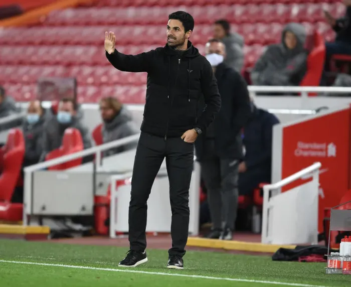 Framed Print : Empty Anfield Showdown: Arteta's Arsenal Face Liverpool in COVID-19 Carabao Cup Match