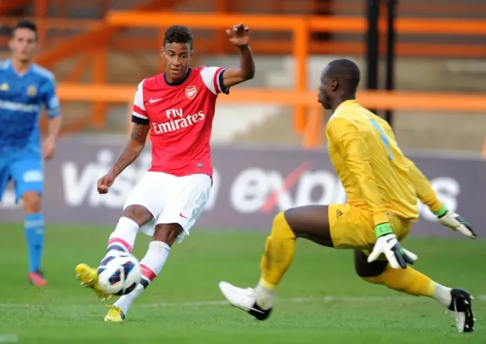 Framed Print : Angha Goes Wide: Arsenal vs. Marseille in NextGen Series