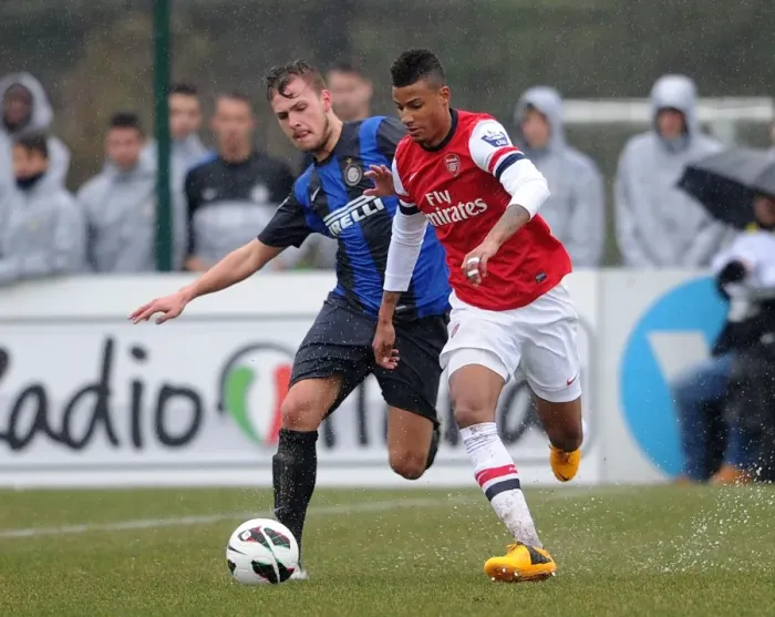 Framed Print : Angha vs. Spendlhofer: Clash of the NextGen Series U19 Stars - Inter Milan vs. Arsenal