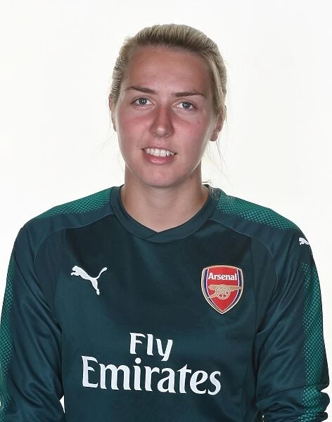 Anna Moorhouse of Arsenal Women at 2017 Photocall