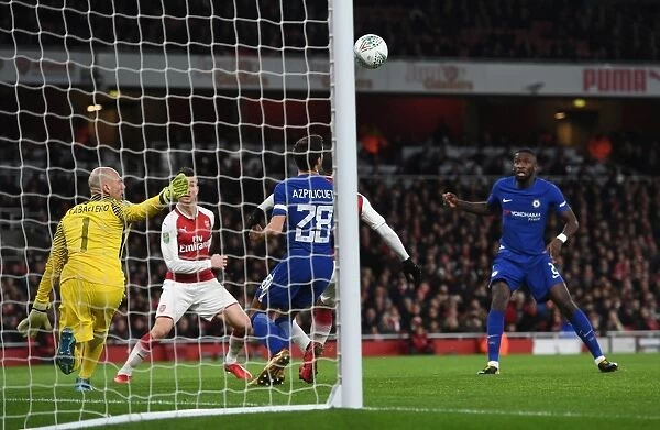 Antonio Rudiger's Own Goal: Arsenal v Chelsea - Carabao Cup Semi-Final Showdown