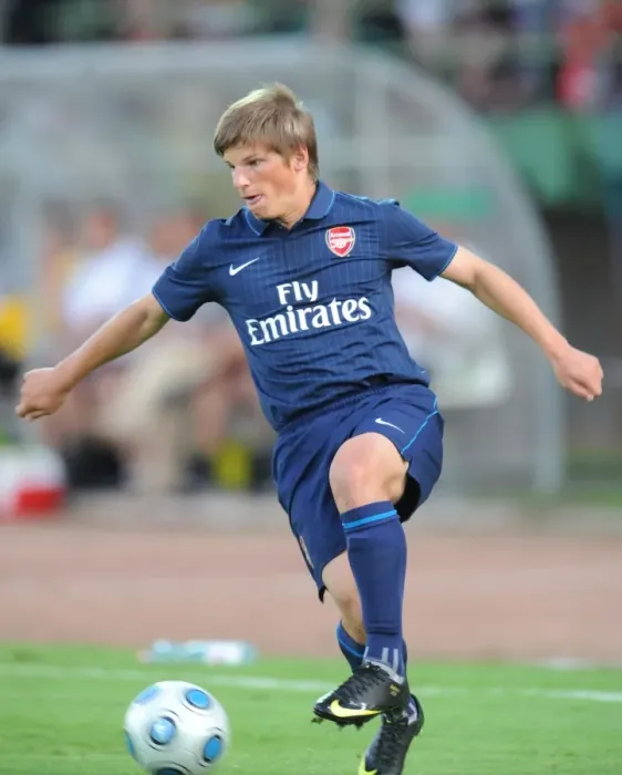 Framed Print : Ardrey Arshavin's Dominant Performance: Arsenal Crushes Szombathelyi 5-0 in Pre-Season Friendly, July 2009