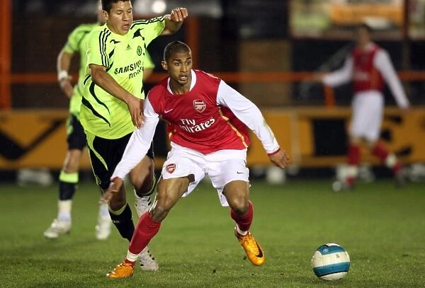 Armand Traore in Action: Arsenal vs. Chelsea Reserves - Barclays Premier Reserve League Stalemate, Underhill, Barnet, 25 / 3 / 08