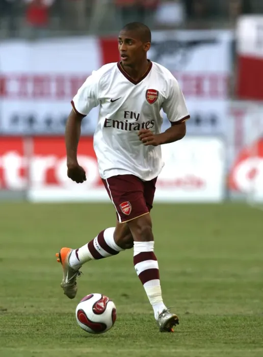Framed Print : Armand Traore in Action: Arsenal's 1-0 Win Over Salzburg in Pre-Season Friendly